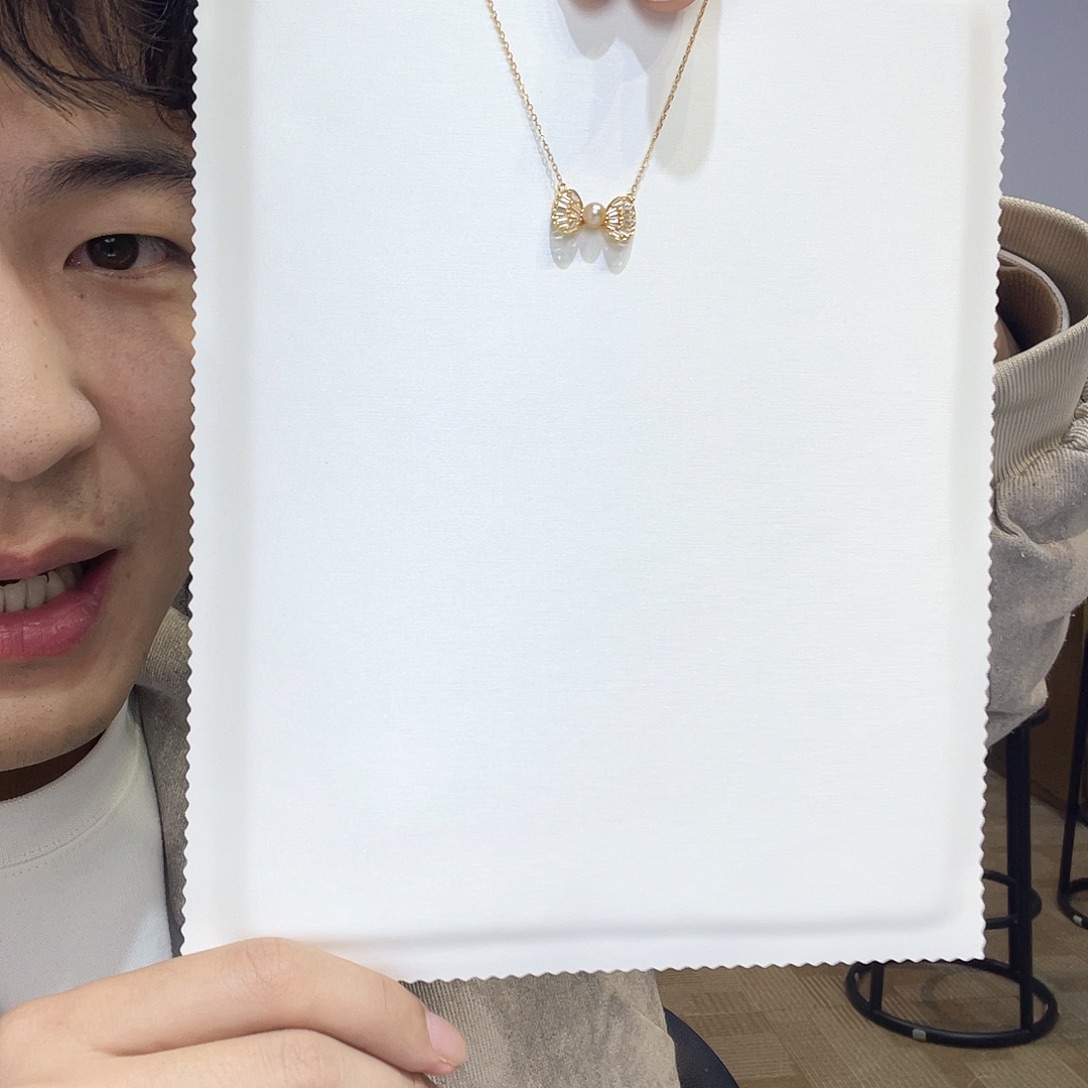 淡水珍珠颈饰银S925镶嵌