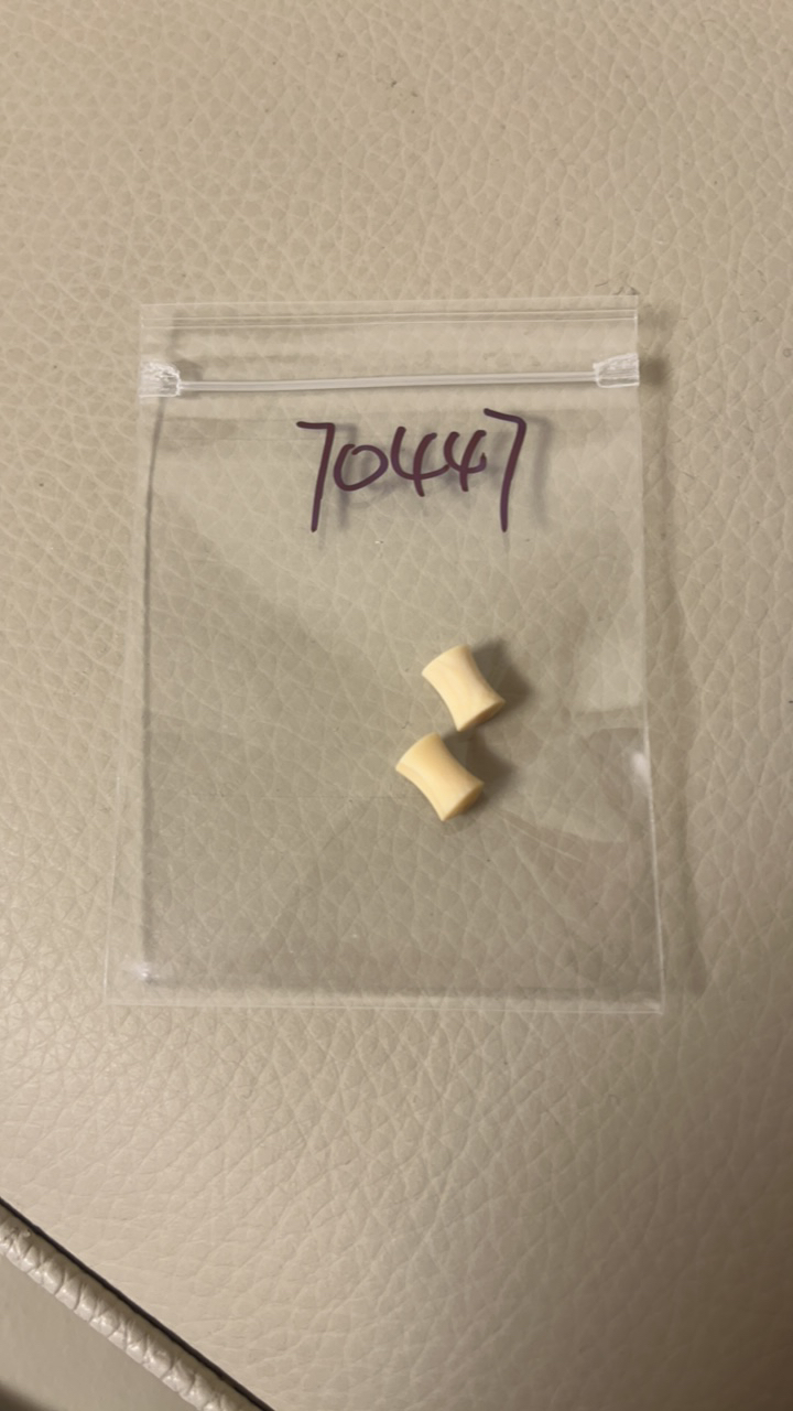 70447猛犸牙弟子珠线束一对配饰