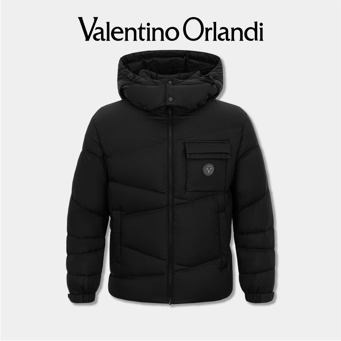 华伦天奴.奥兰迪男士冬季老钱风简约欧美风保暖羽绒服1VR175507