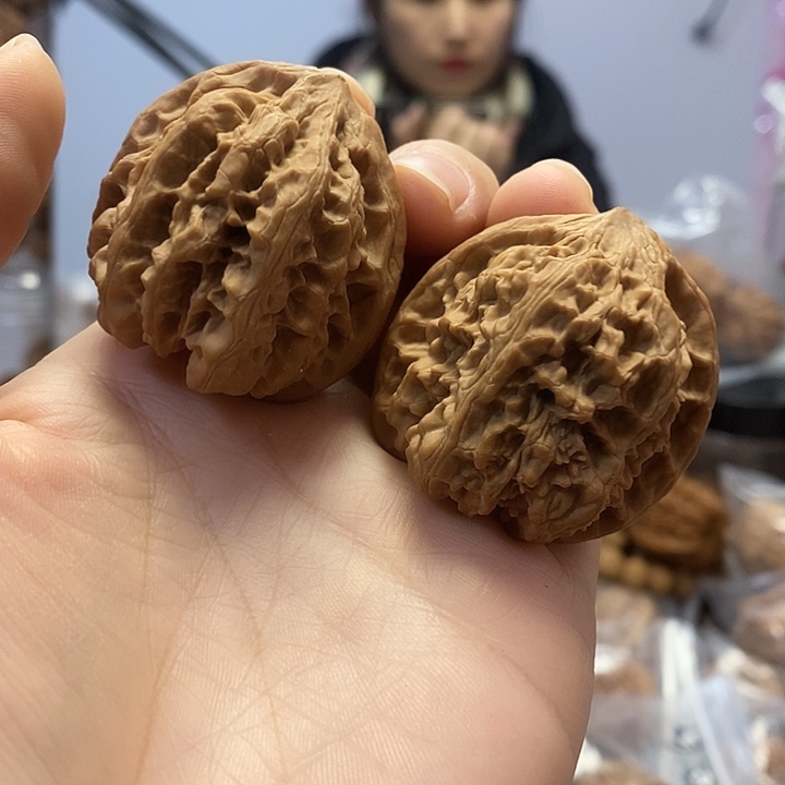 文玩核桃把件39野牛小众