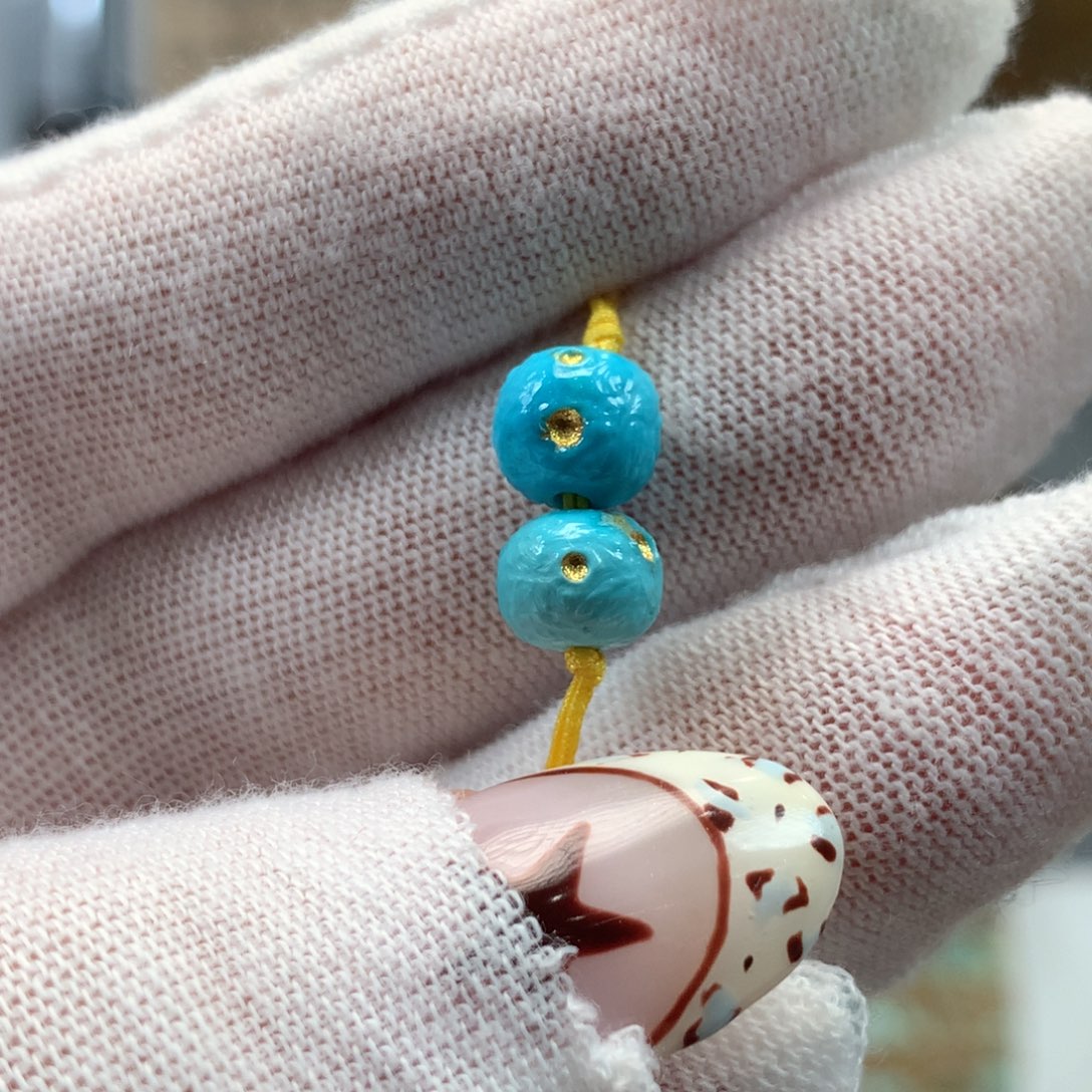 绿松石未镶嵌挂件