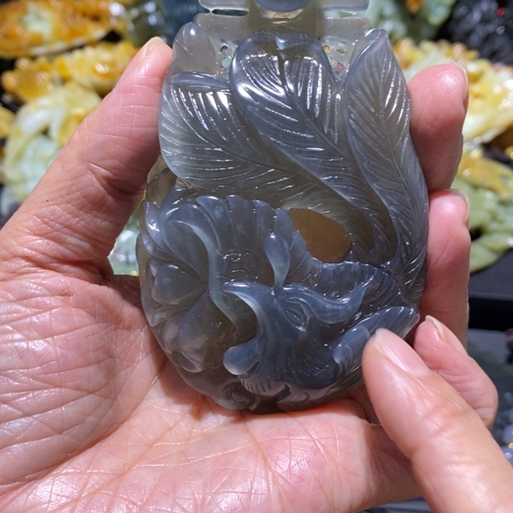 岫玉岫玉吊坠未镶嵌