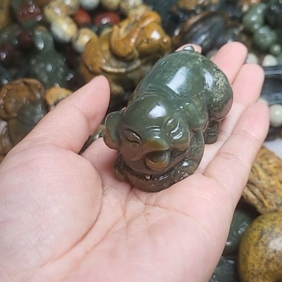 岫岩河磨玉（透闪石质玉）未镶嵌挂件