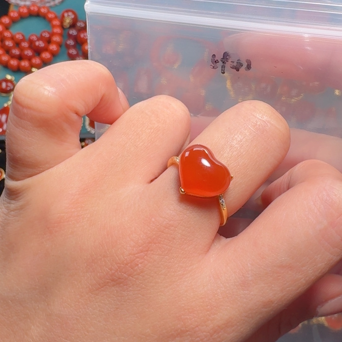 南红玛瑙南红银S925镶嵌