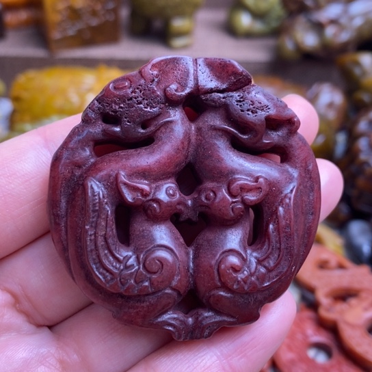 蛇纹石玉未镶嵌颈饰108