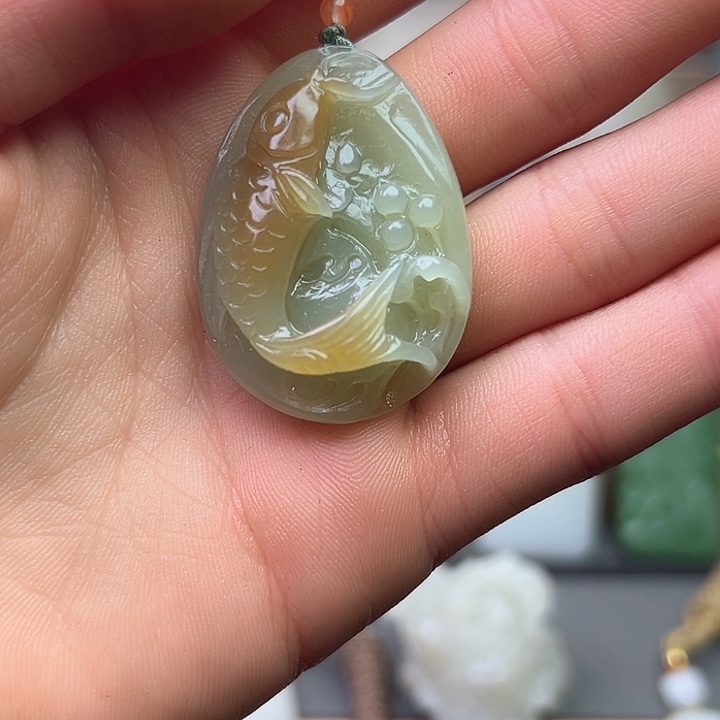 和田玉把件未镶嵌