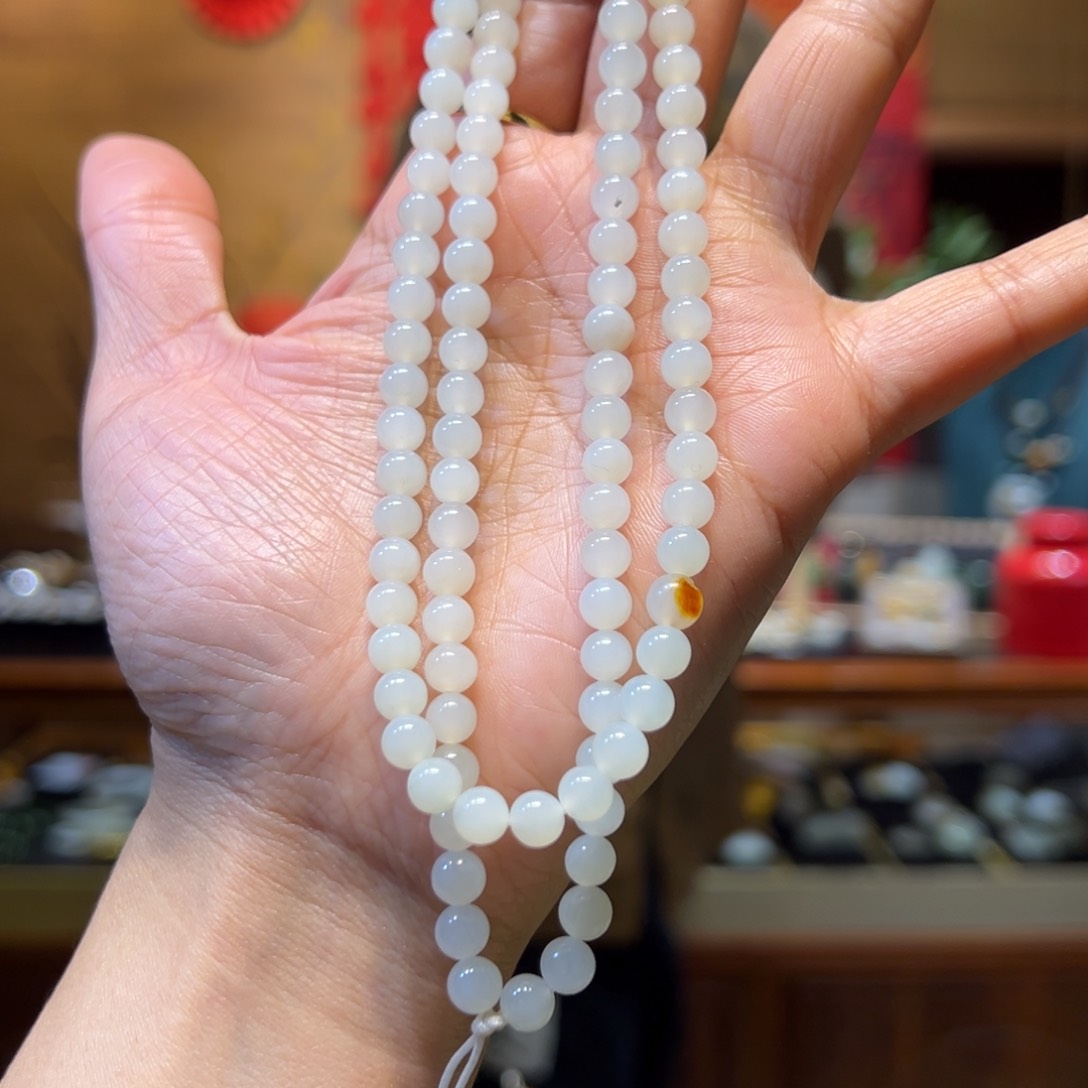 和田玉手链未镶嵌6