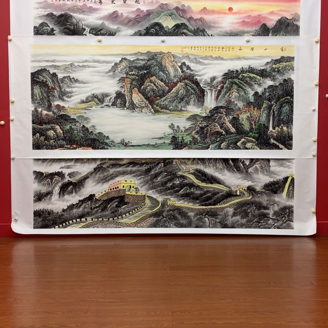 茉***莉国画小八尺小写意精品