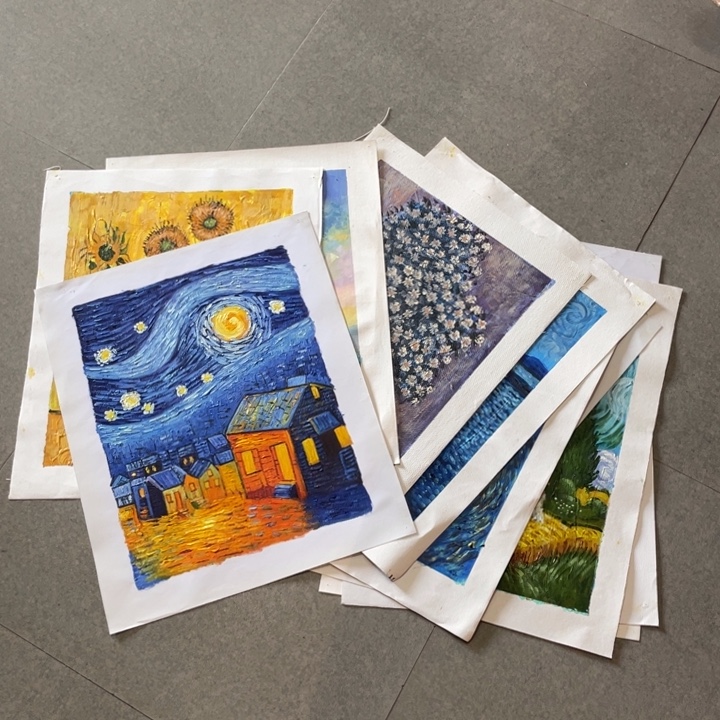 飞***警油画油画作品入选11张