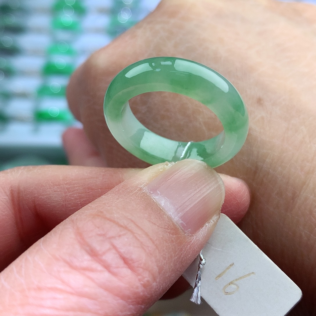 未镶嵌戒指翡翠16号