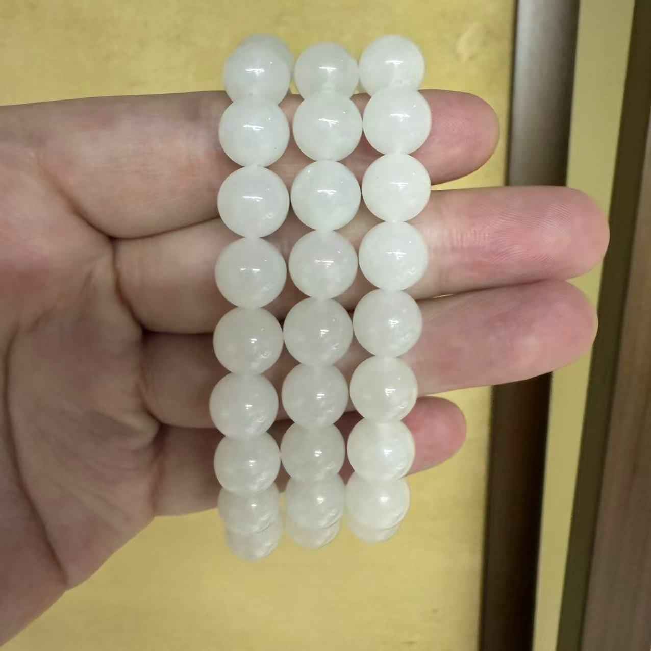 【遇见轻奢珠宝】天然和田玉单圈手链 多样性发1