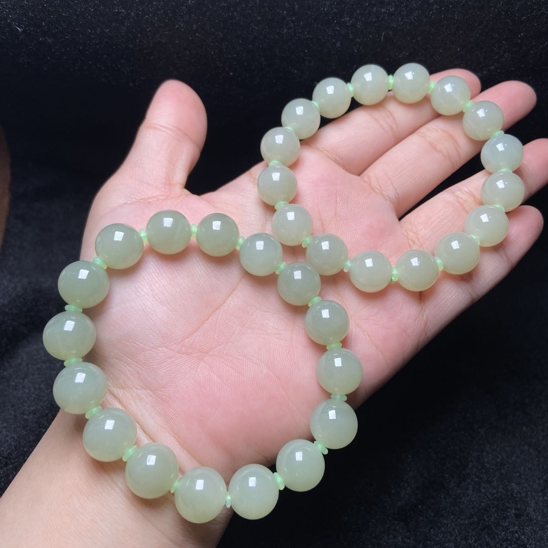 【星浩好物】和田玉手串 QT09H508【多样性发一件】11.5mm+