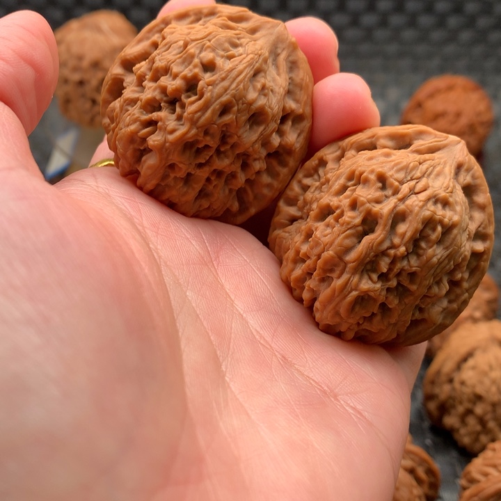 文玩核桃狮子头南疆石40全品