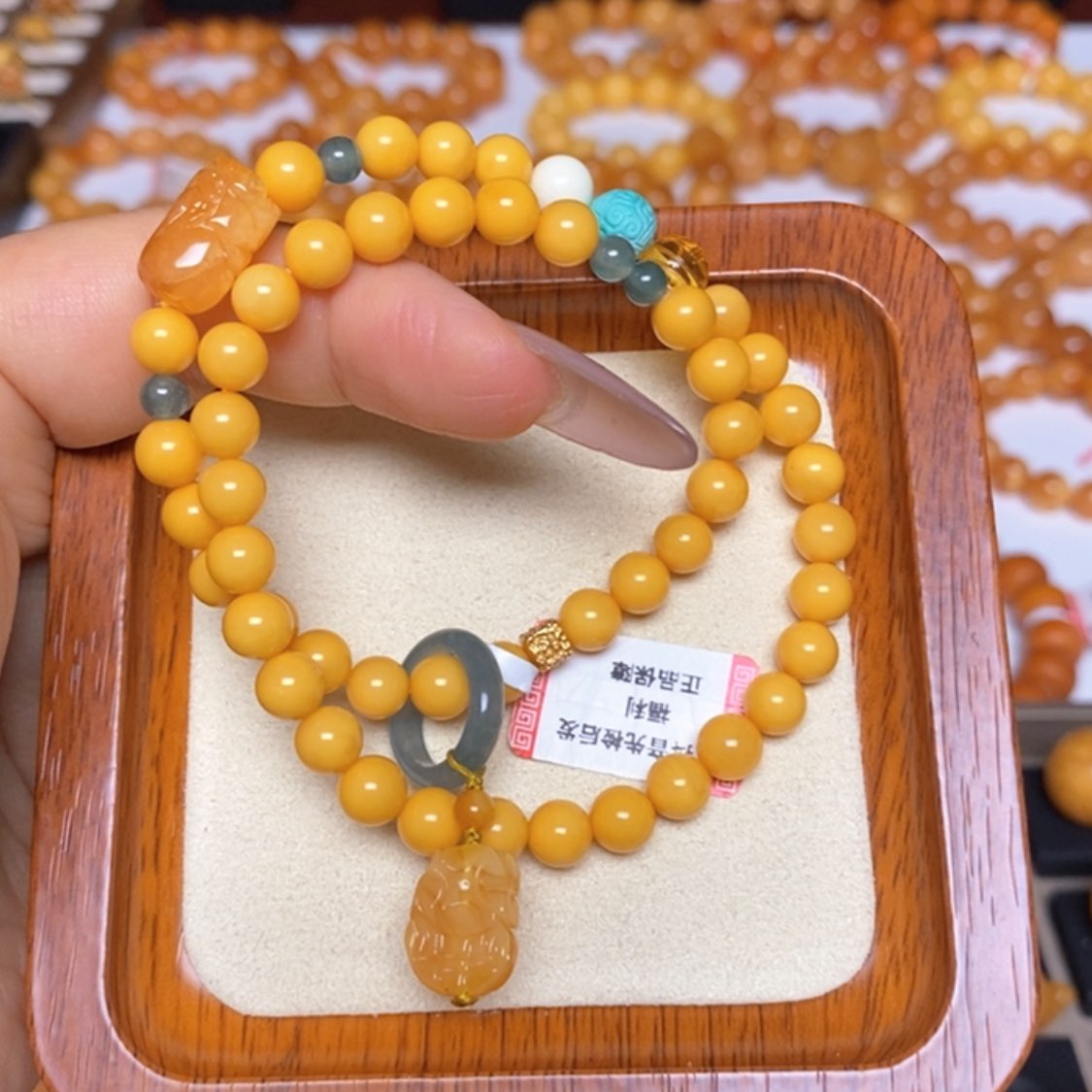 【闪购商品】蜜蜡手链未镶嵌手串