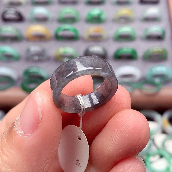 翡翠未镶嵌戒指11号