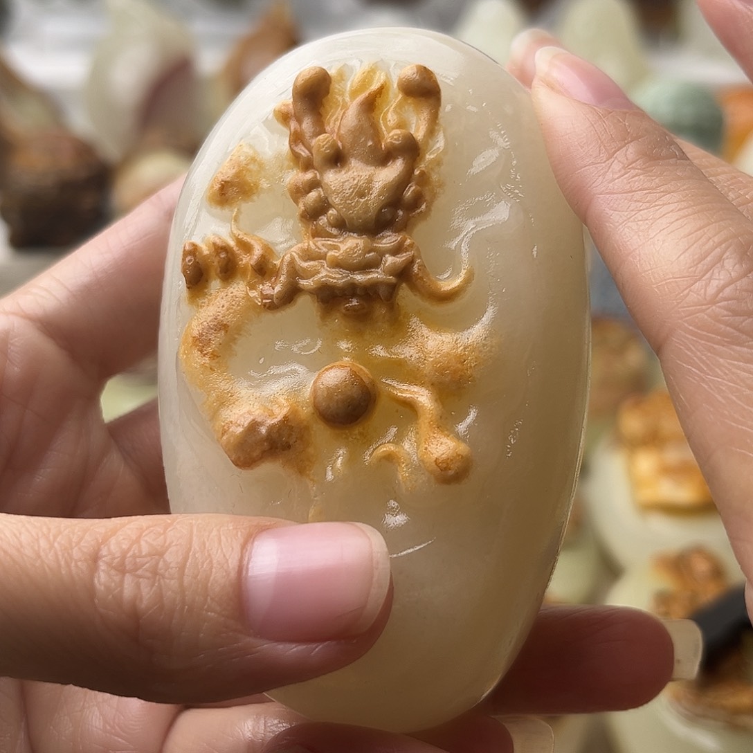 石材古青石不退换龙微瑕