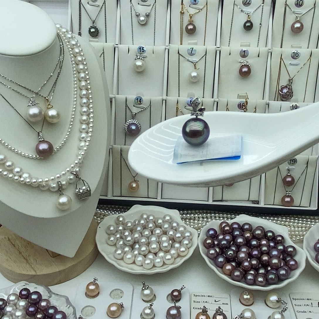 珍珠银S925镶嵌淡水珍珠