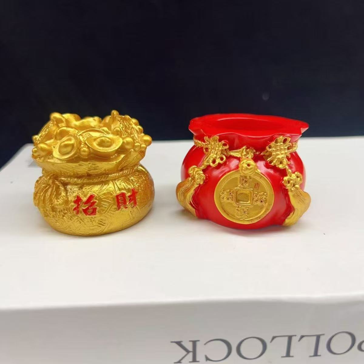 【双十二大放送】财源滚滚小花瓶手工DIY盆景盆栽装饰材料