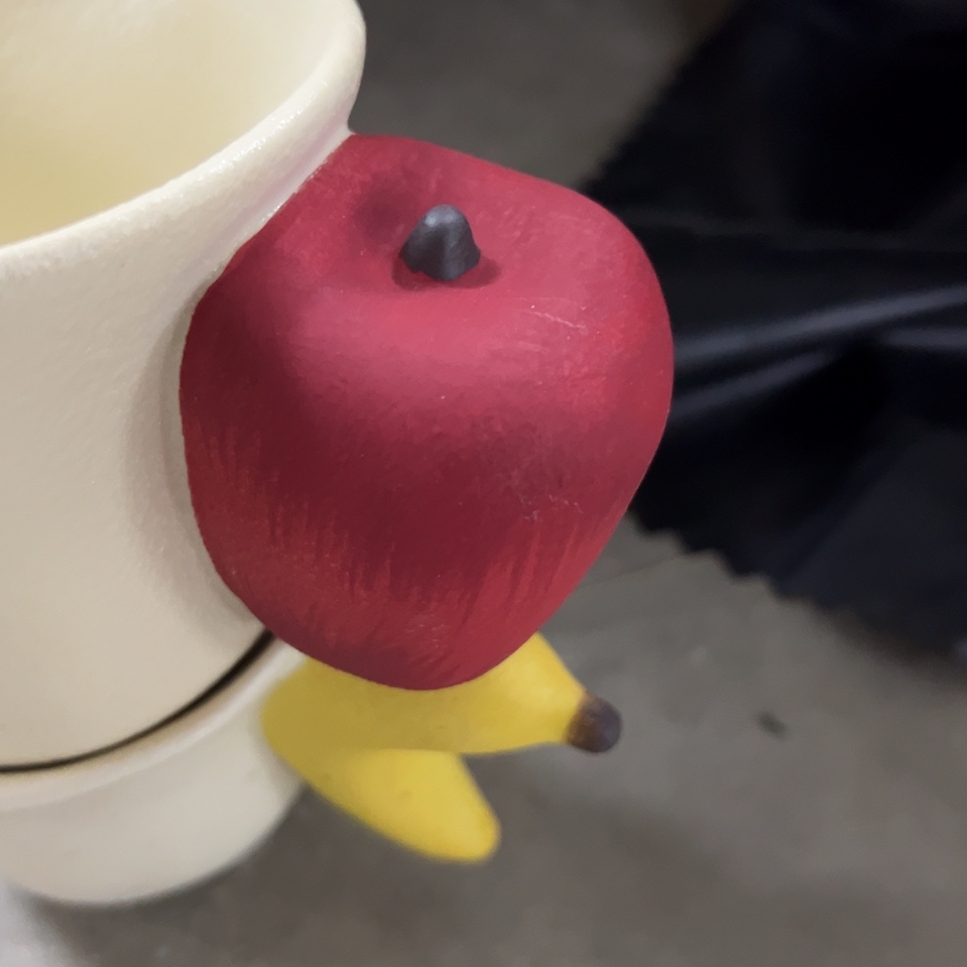 搪瓷正品香蕉苹果杯一组