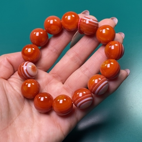 玛瑙/玉髓未镶嵌手链