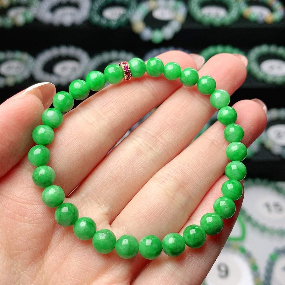 翡翠手链未镶嵌ℒ****翡翠