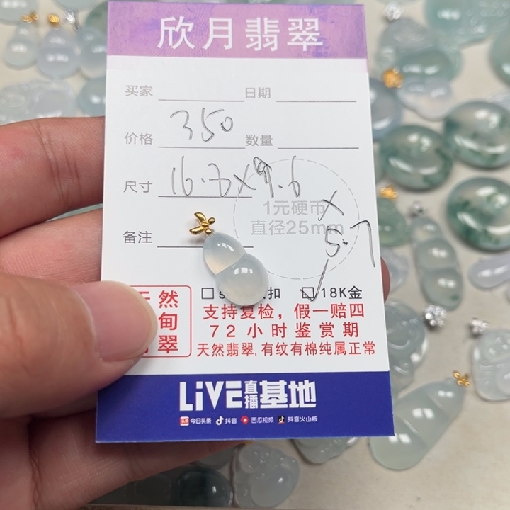 鼎***多翡翠未镶嵌颈饰天然