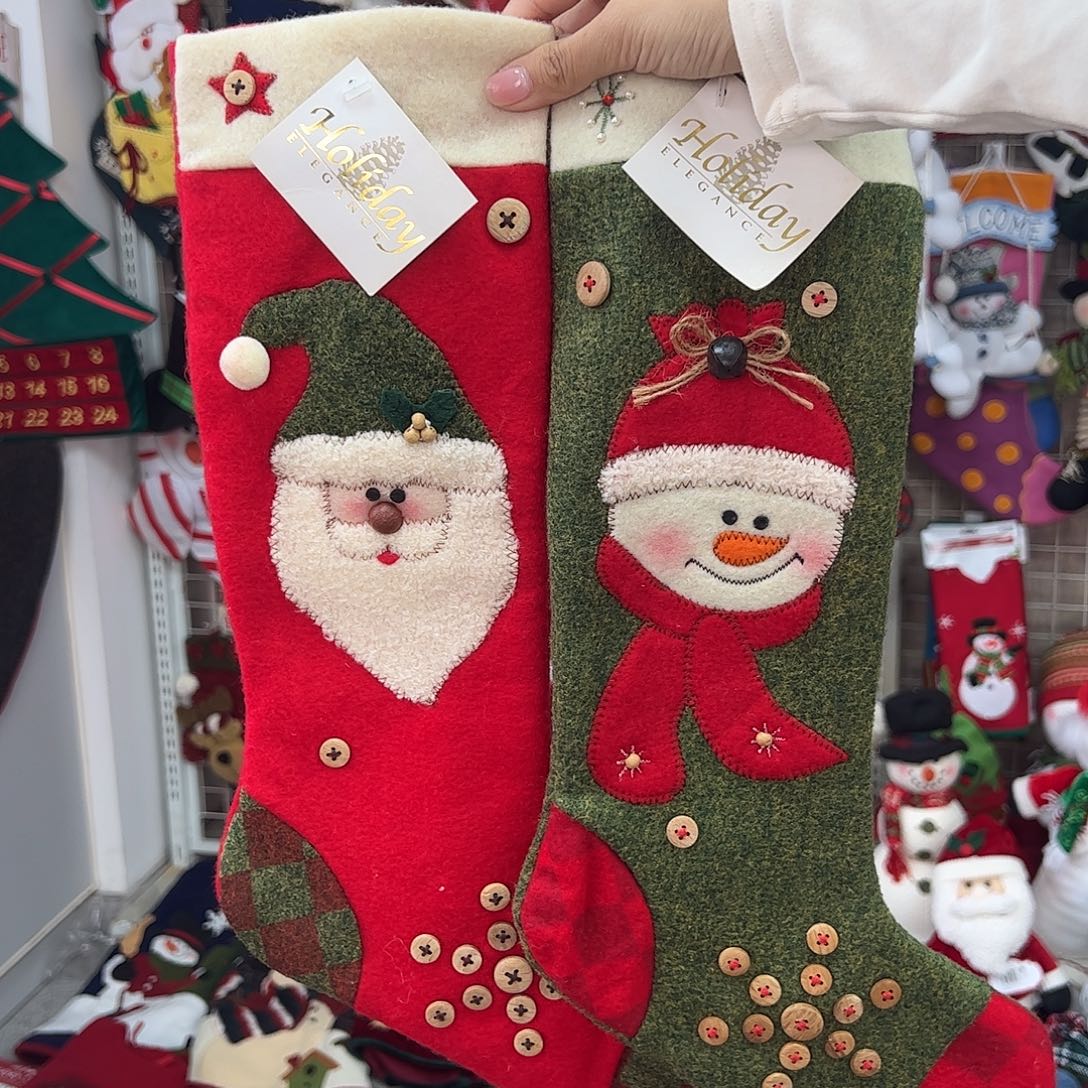 毛绒一对雪人老人