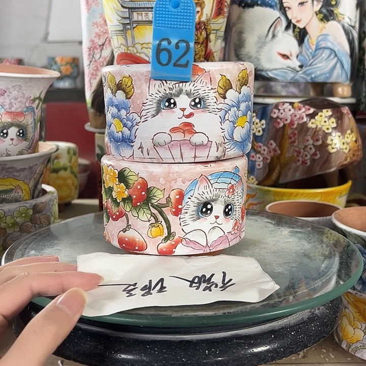 山***﹉景德镇幸运花盆性价比超高