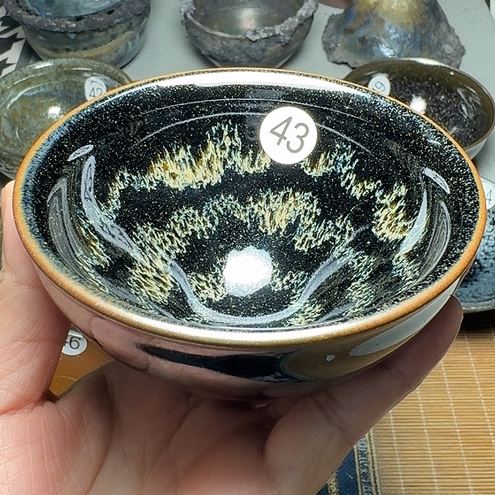 茶盏43 坚记茶盏摆件