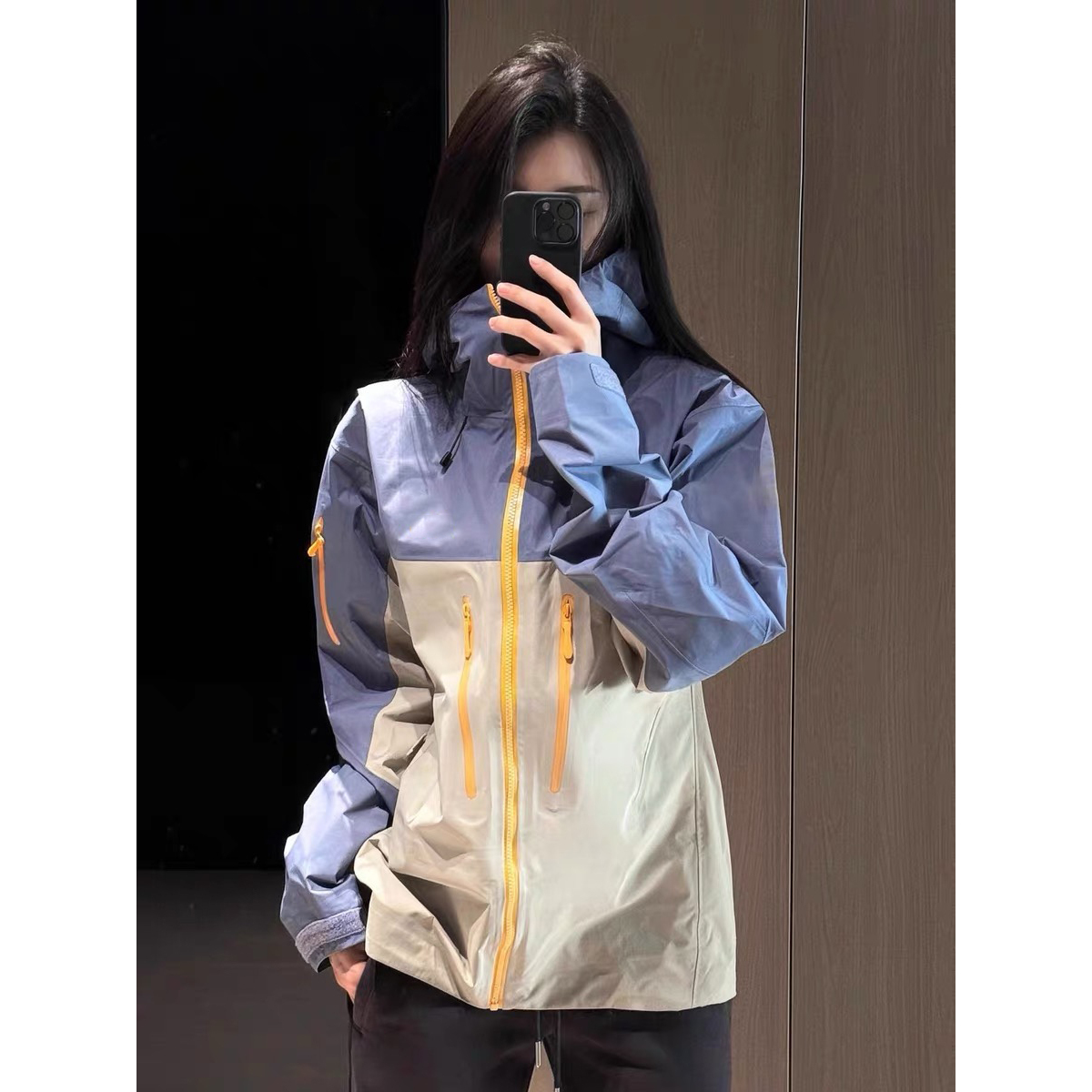 【追风日记】美式登山防风新款户外连帽刺绣时尚外套.Y991