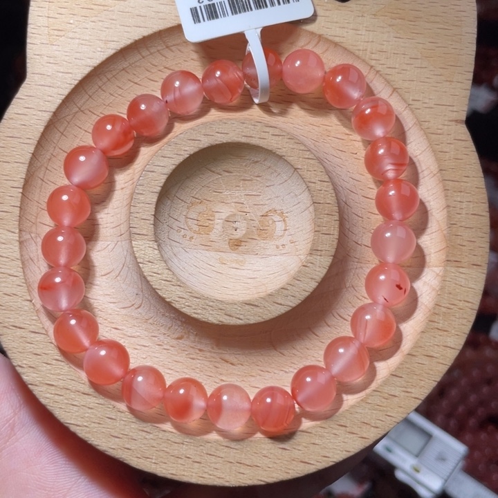 南红玛瑙未镶嵌8咪冰粉2393