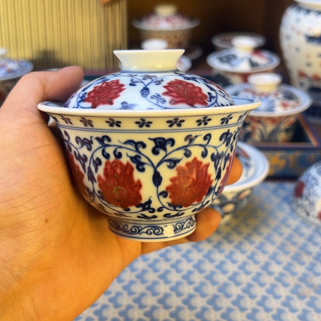 盖碗景德镇茶器百宝箱
