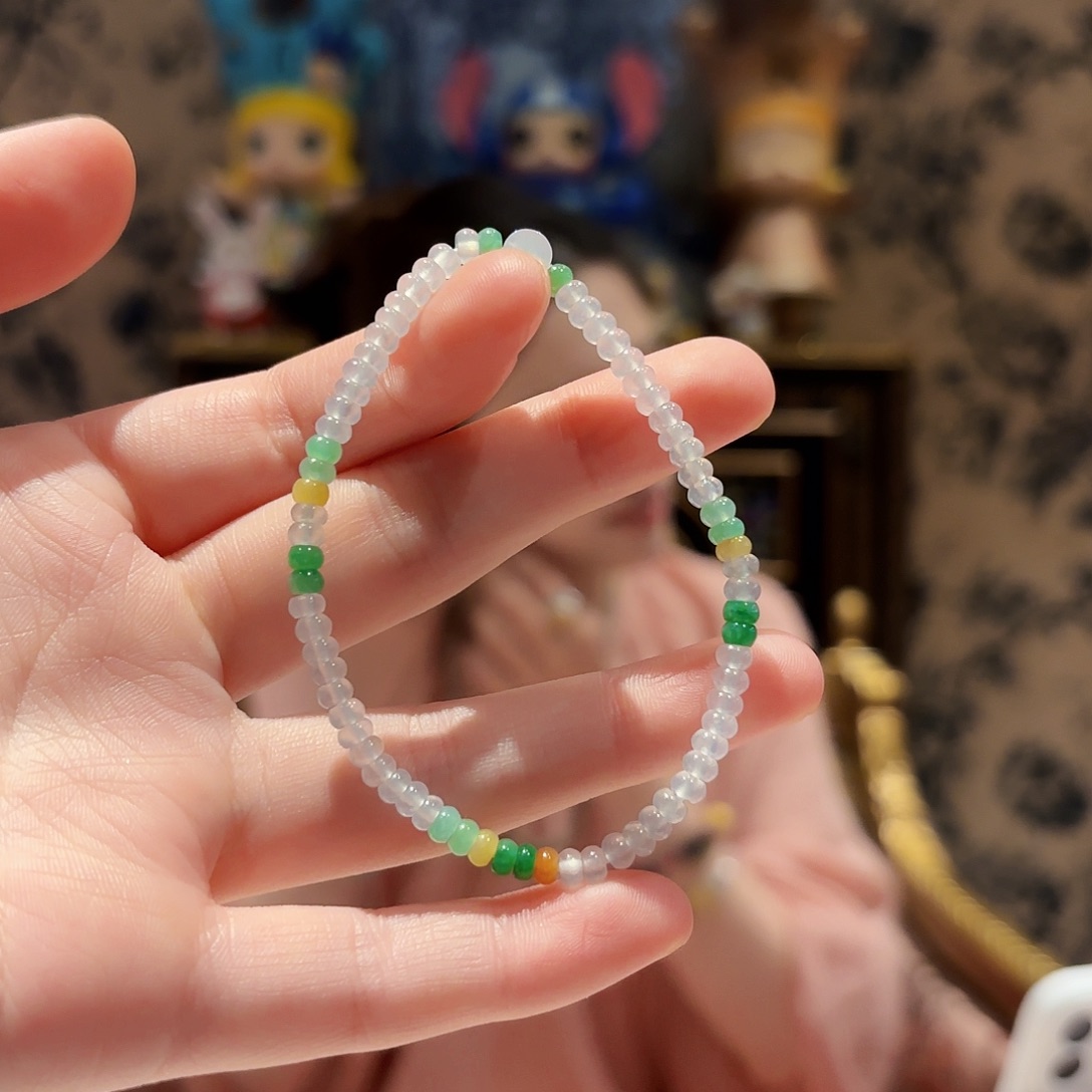 未镶嵌手链翡翠手串