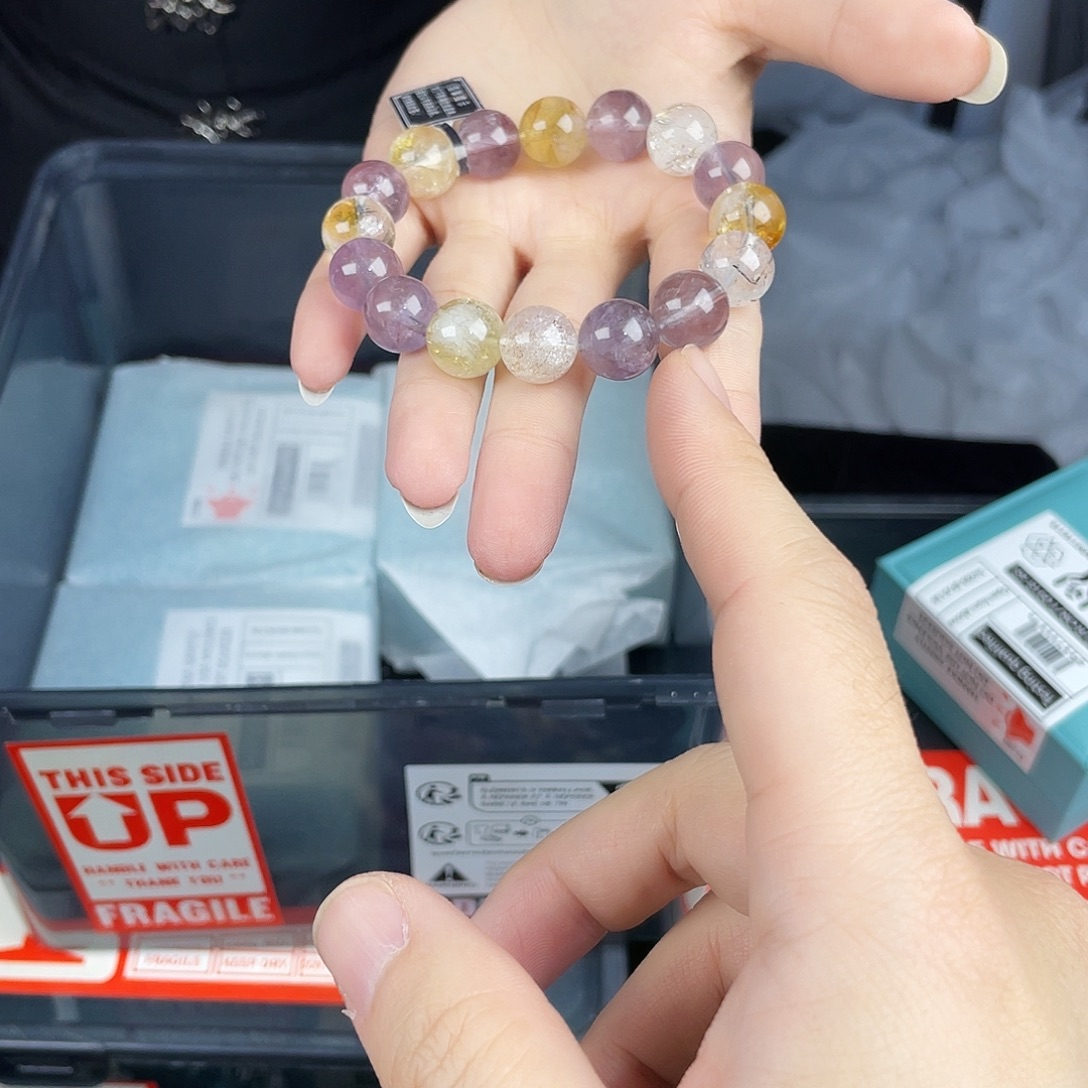 手链水晶银S925镶嵌