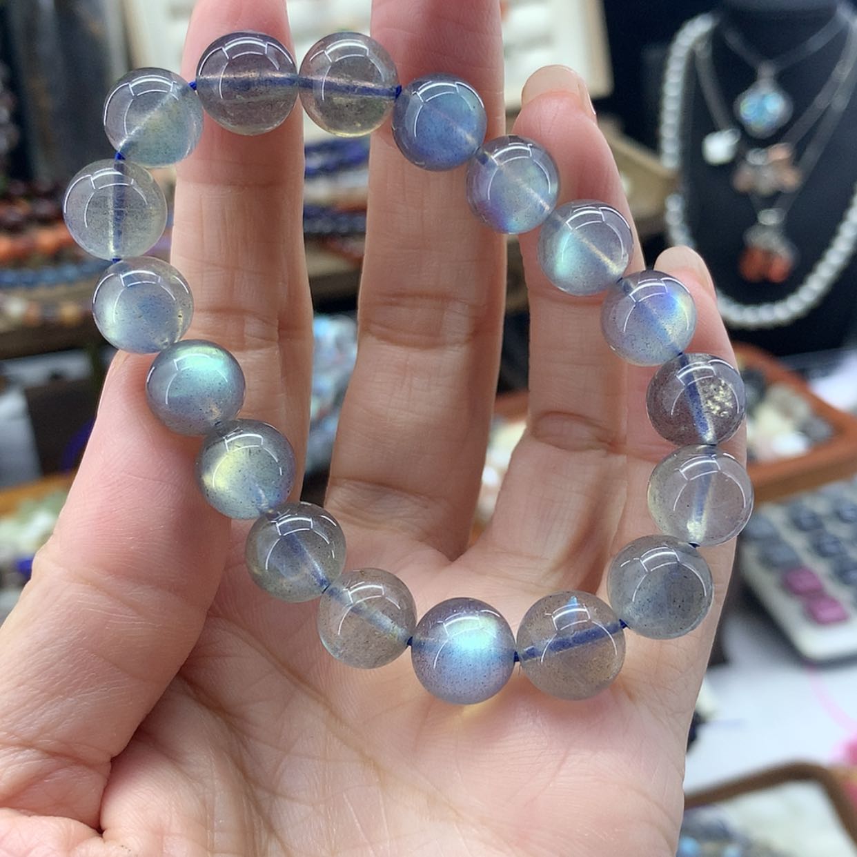 【闪购商品】长石手串未镶嵌啾**?手串