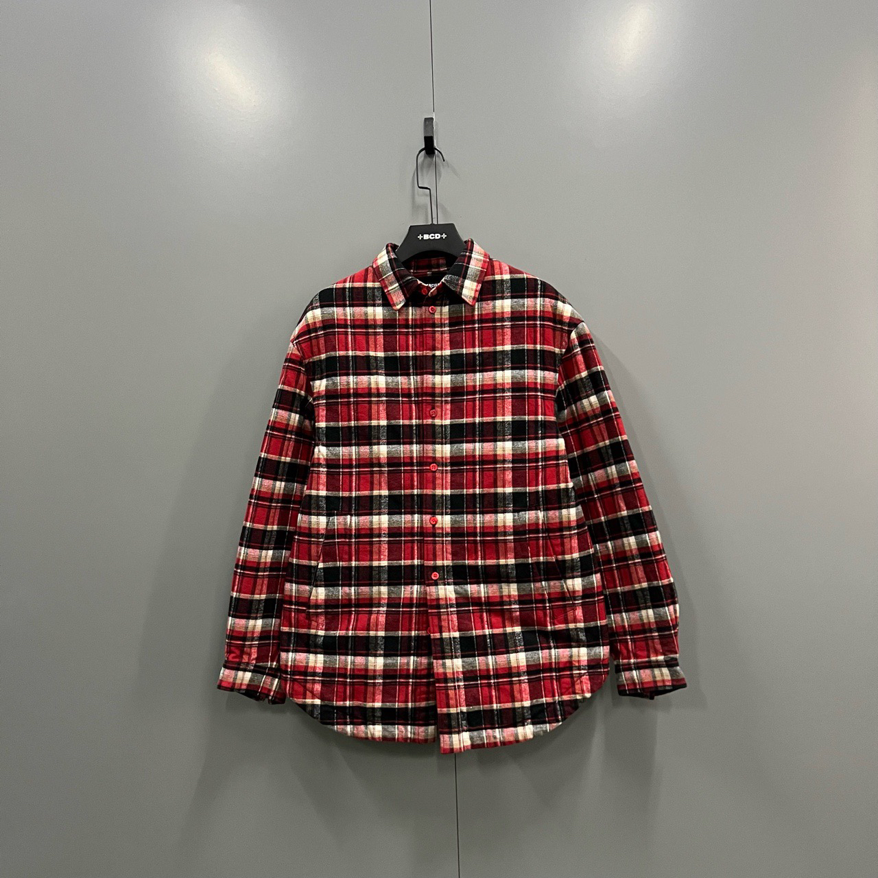 95新 Balenciaga/巴黎世家 （jp）305 格纹满印长袖夹克 37码