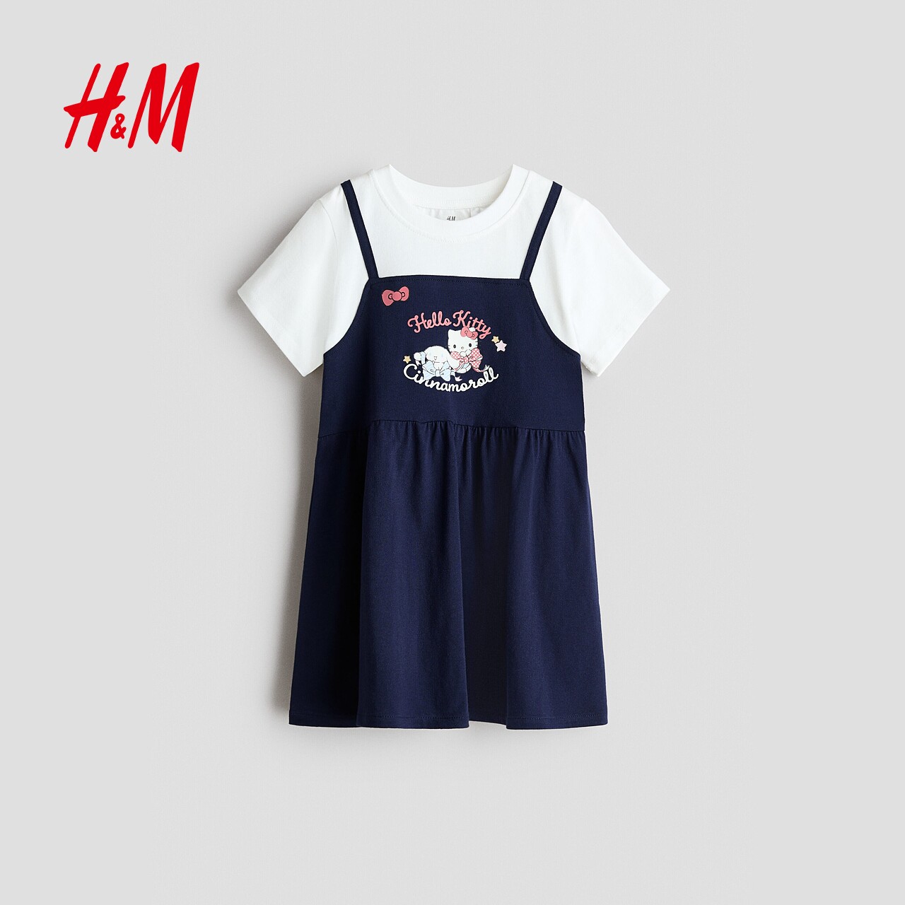 【三丽鸥系列】HM童装儿童女童裙子2026夏季新款库洛米裙1327776