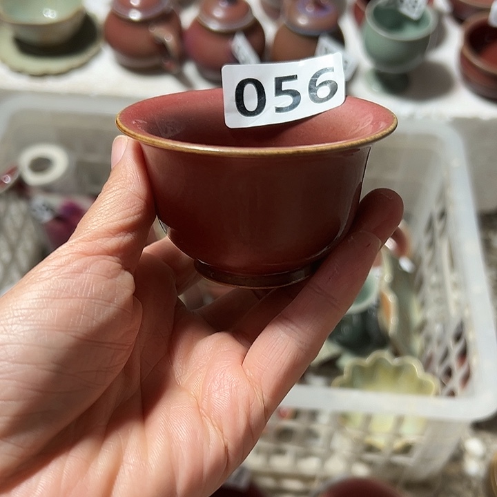 明***g瓷摆件手工拉胚杯子