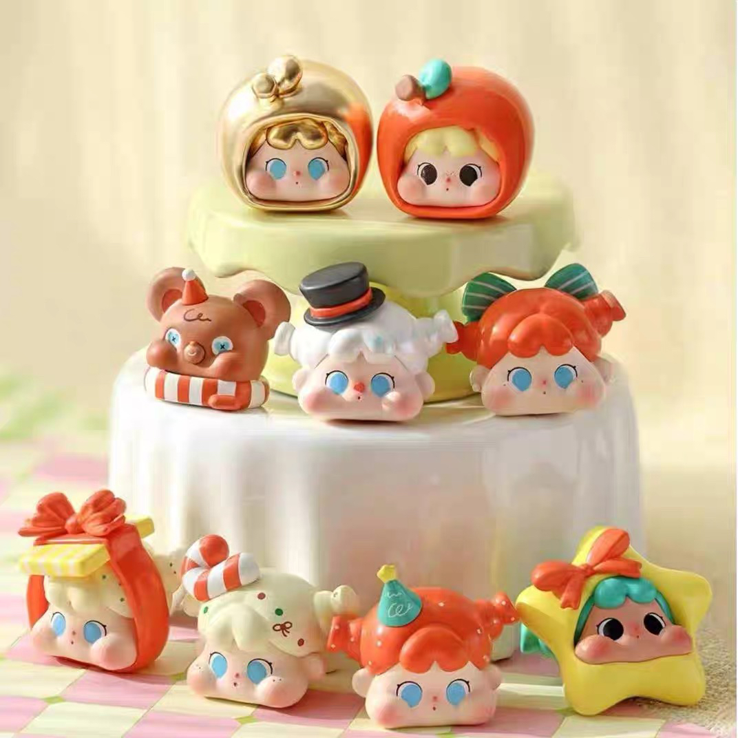 特价QOQO我有一个愿望萌粒盲盒可爱摆件萌粒潮玩