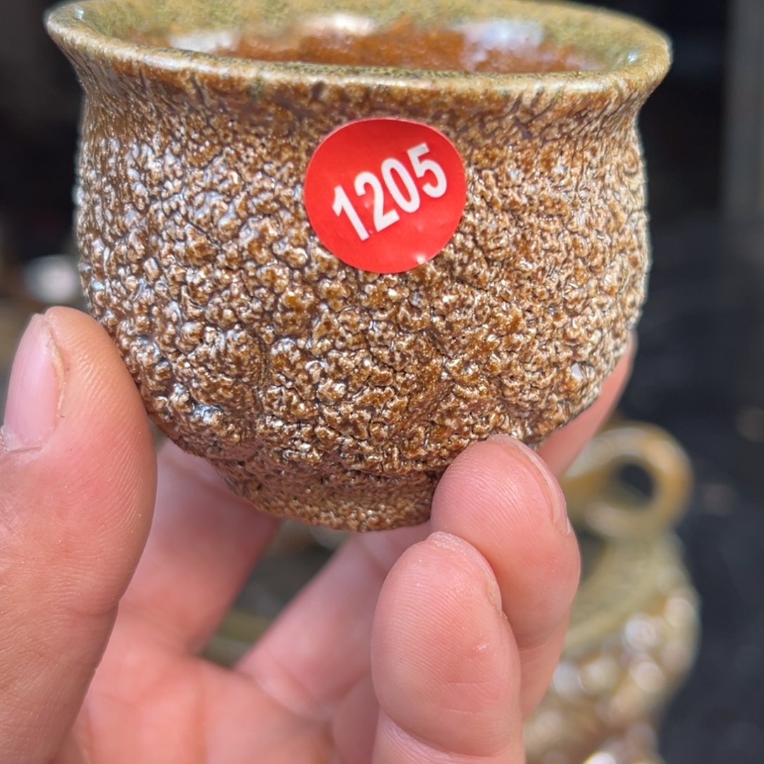 杯1202号手捏柴烧主人杯