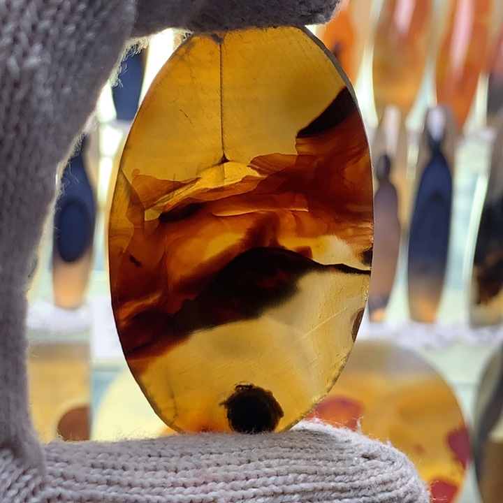 未镶嵌玛瑙/玉髓珠宝半成品176