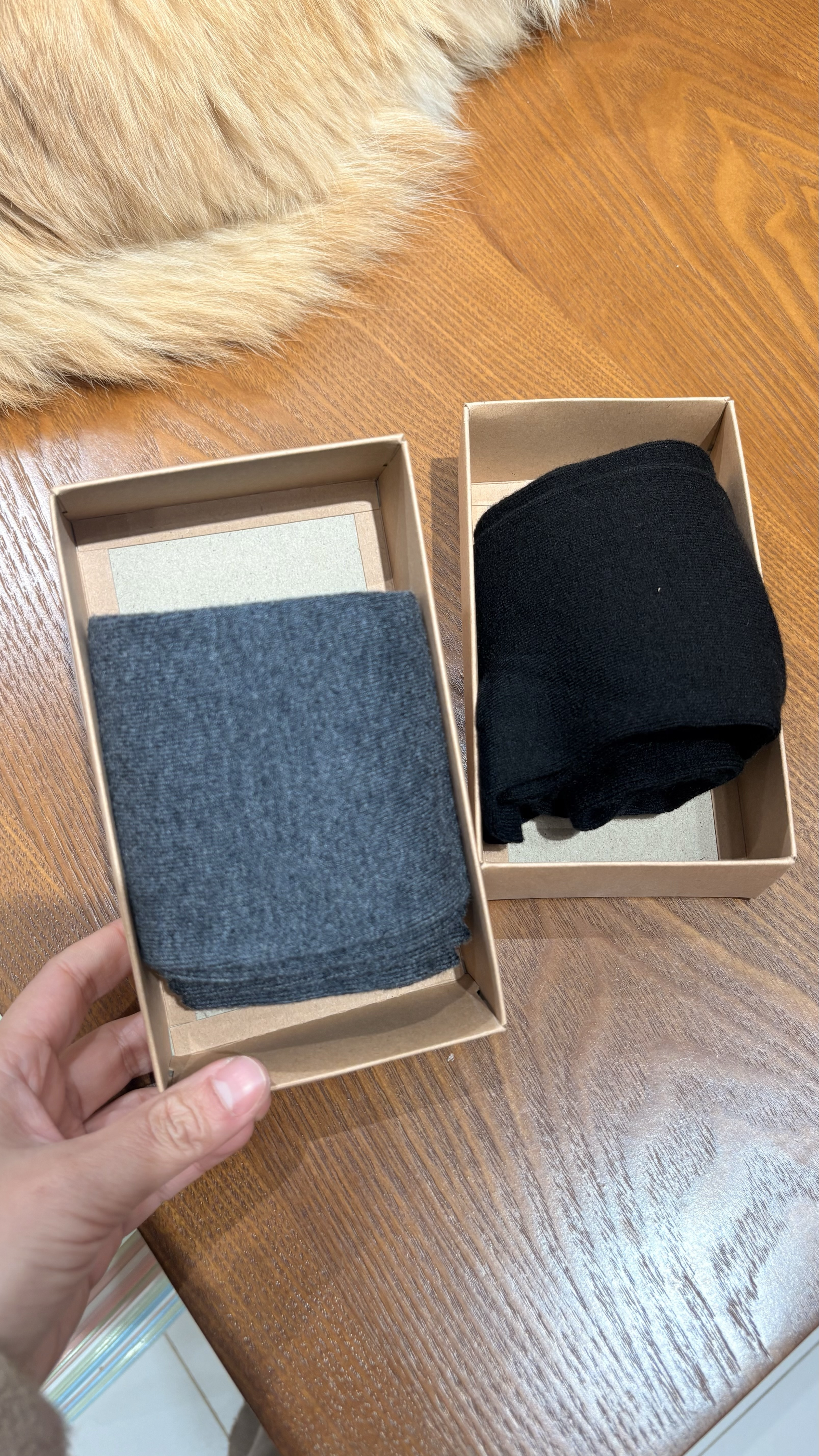 大满家羊毛过膝袜袜子（2色）