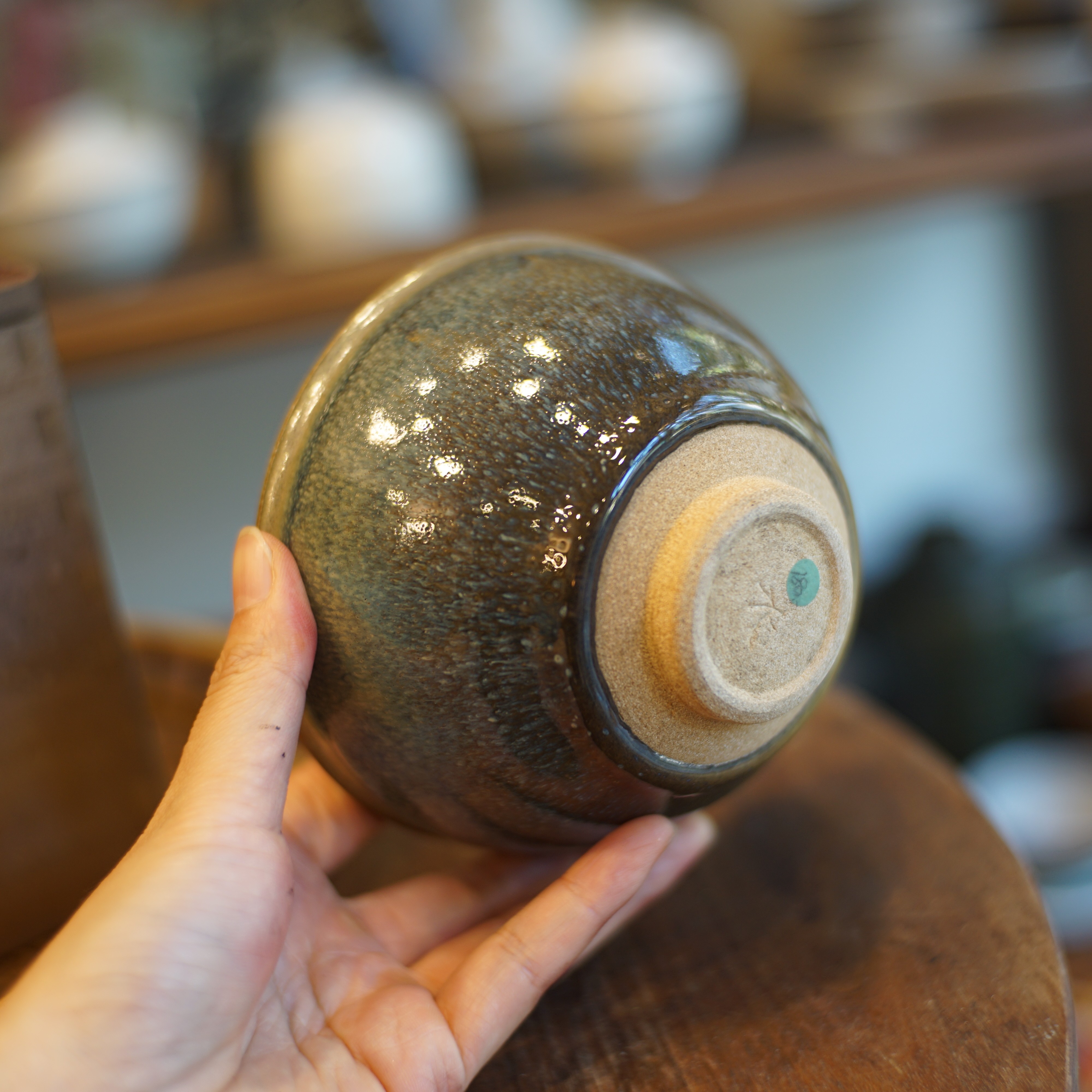 水涛制作饭碗一只 全手工拉坯 高温1300度