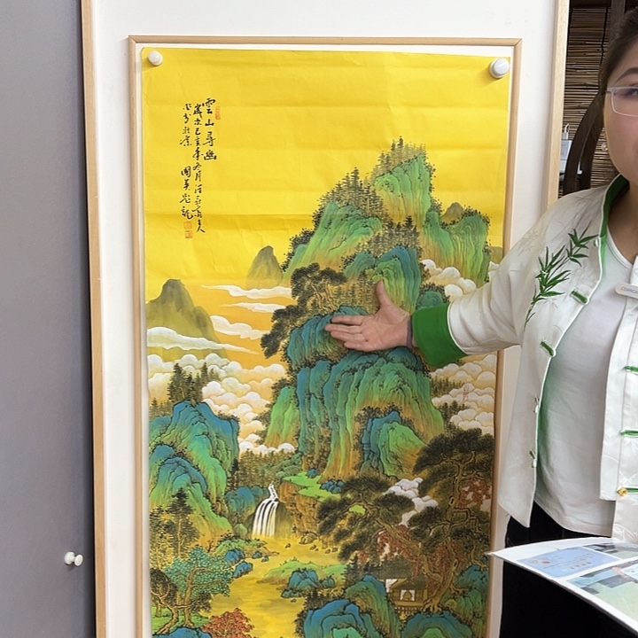 国画中美老师纯手绘作品