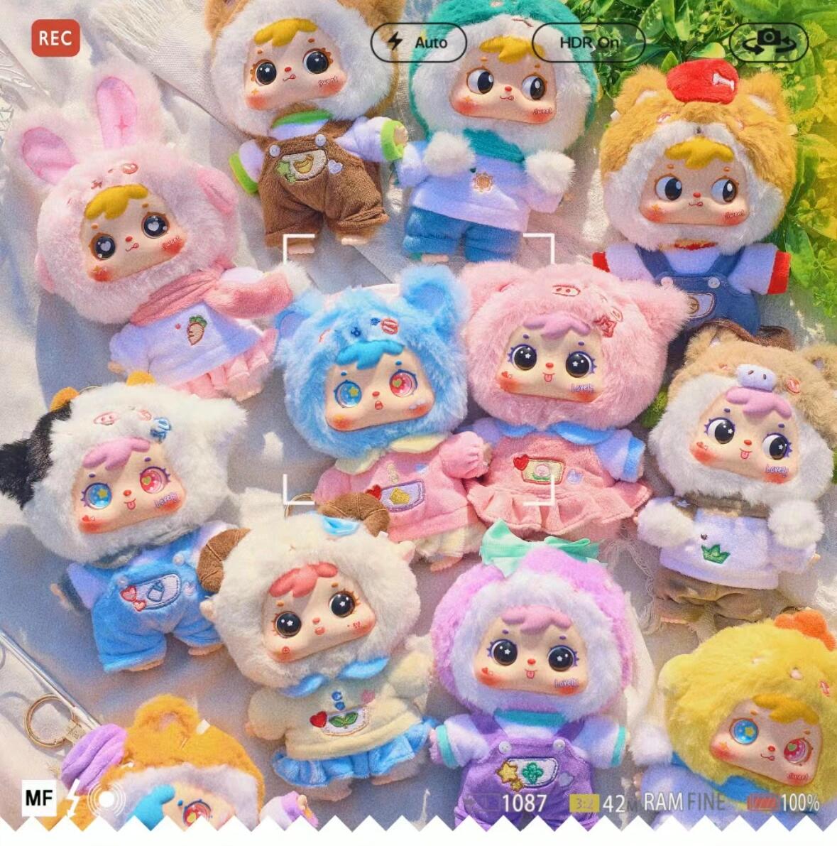 【拆盒】三小毛Samuel十二生肖毛绒系列盲盒潮流玩具手办收藏可爱