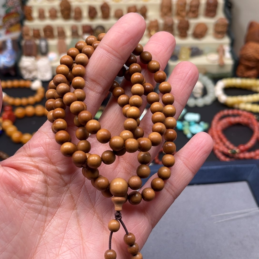 檀香木手串/手链E***a多圈手串