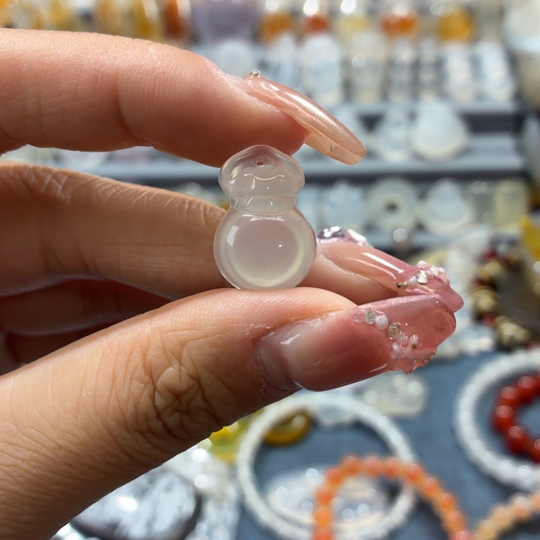 玛瑙/玉髓未镶嵌吊坠(不含链)