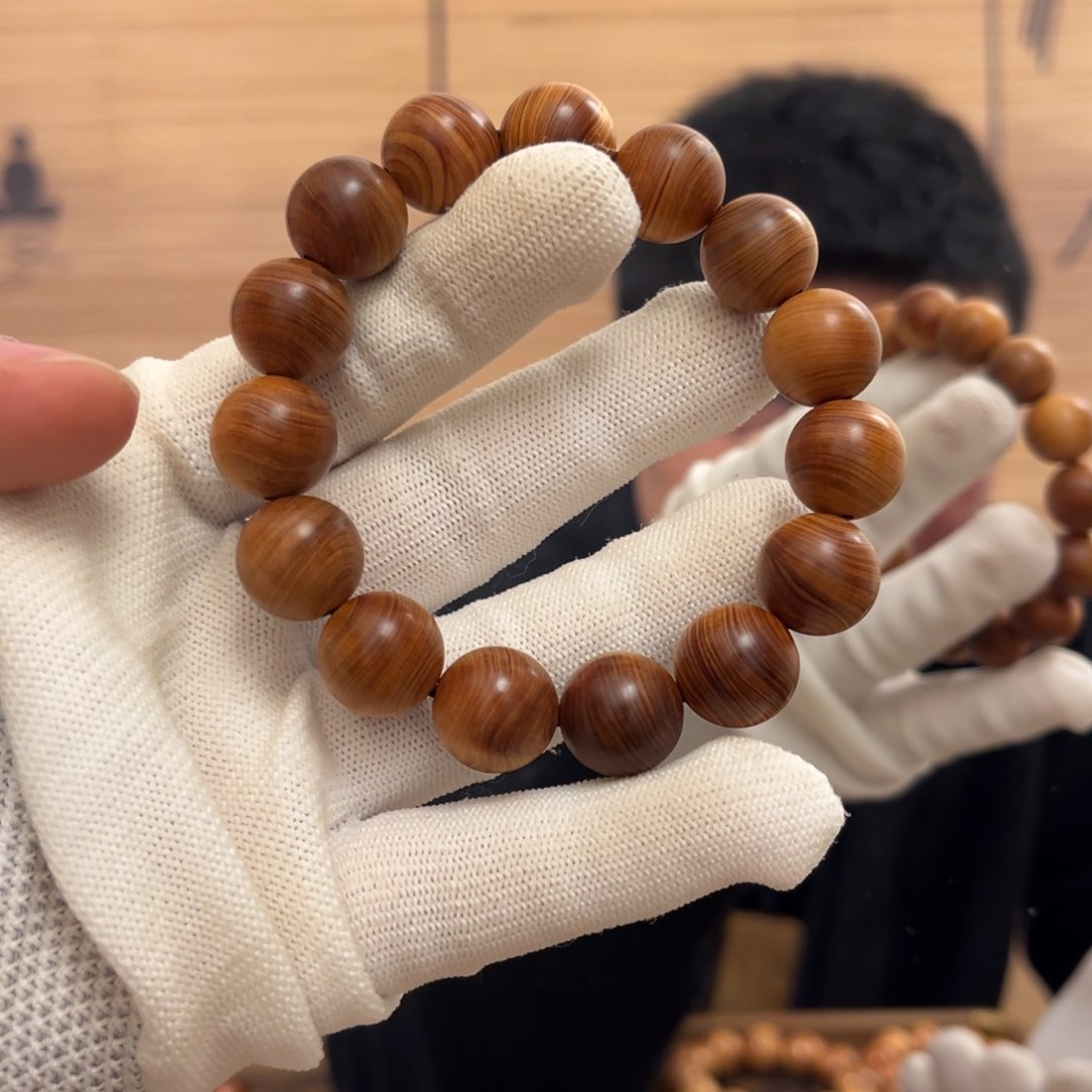 柏木（崖柏）手串/手链15黑油福利价药香顺纹板根料