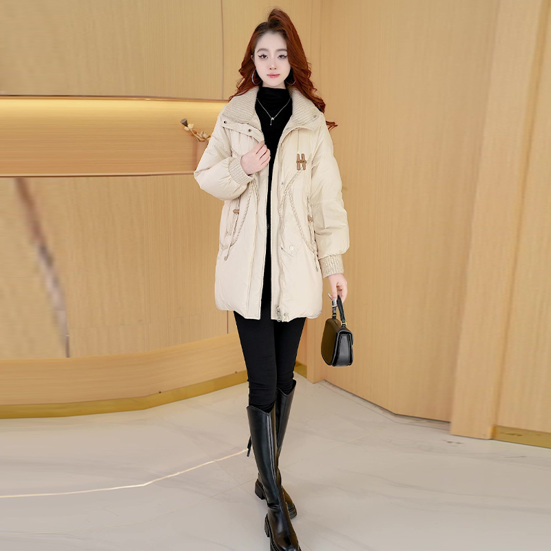 【羽绒服】冬季白鸭绒羽绒服百搭新款时尚气质休闲保暖外套女冬款