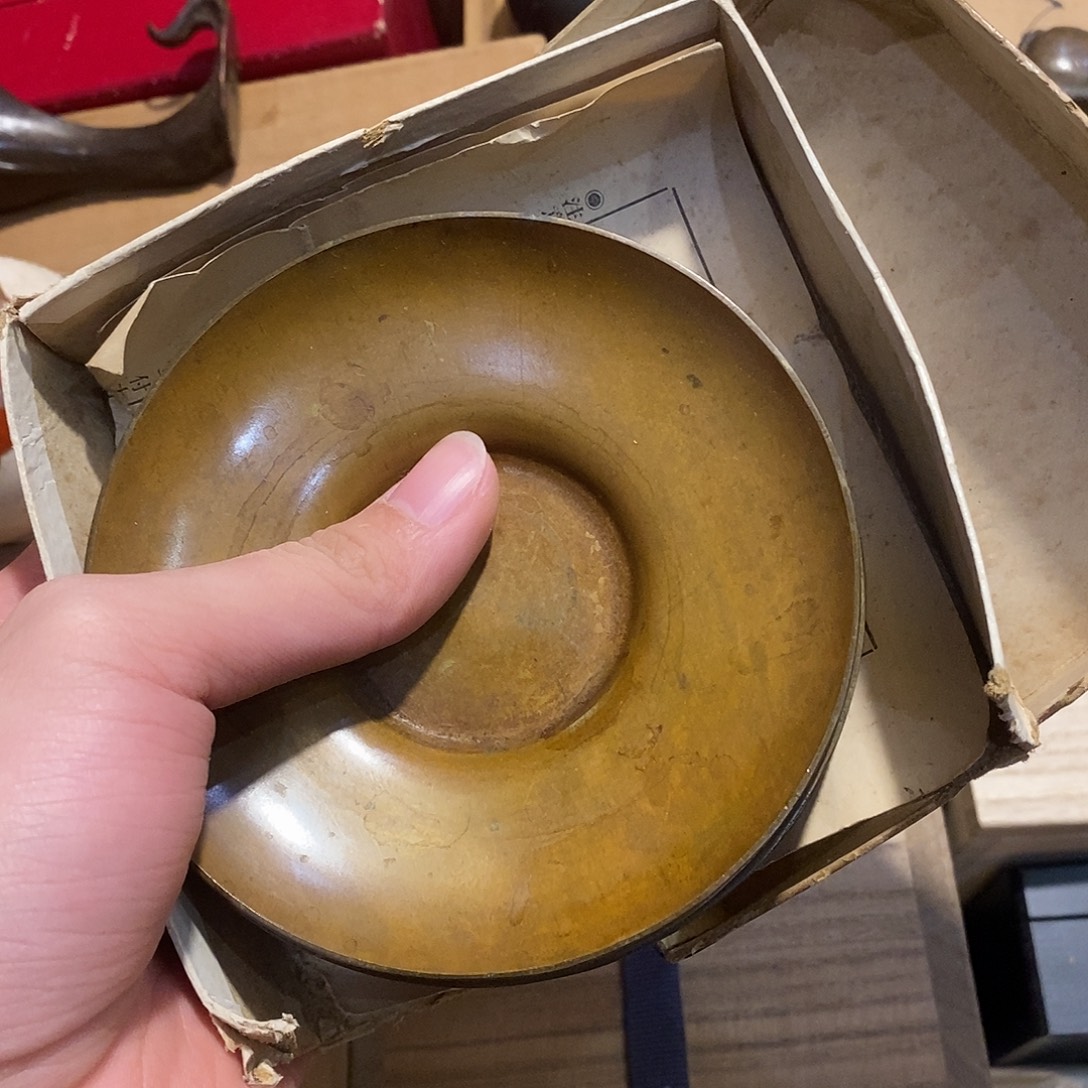 不***场铜小六古美术工艺品